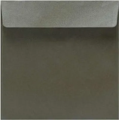 Produktbild von Quadratische Zierumschläge K4 HK /Perlgrau/40-10/