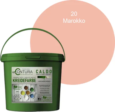 Produktbild von Contura BeGreen 1Kg. Kreidefarbe Shabby Chic Möbellack - 20 Marokko
