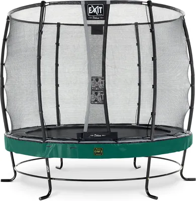 Produktbild von EXIT Elegant Premium Trampolin ø253cm, mit Sicherheitsnetz, Rund, Grün