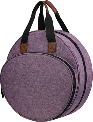 Produktbild von INF Stickgarn Organizer Tasche - Tragbare Aufbewahrungstasche für Kreuzstich Violett