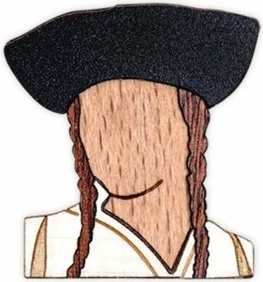 Immagine prodotto di BeWooden Spilla in legno Juraj Spilla universale