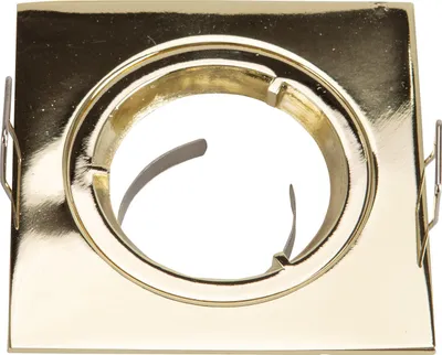 Produktbild von Deckeneinbaurahmen eckig chrom gold 103 Ø 68mm