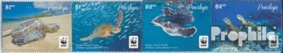 Produktbild von Briefmarken Penrhyn 2014 Mi 761-764 Viererstreifen (kompl.Ausg.) postfrisch Pazifische Suppenschildkröte