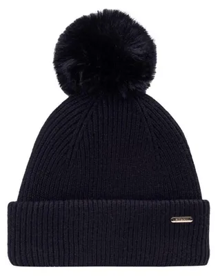Produktbild von Fitanu - "Uratelli" Mütze für Herren/Damen Uni, Bommel PP13639 (Einheitsgröße) (Schwarz)