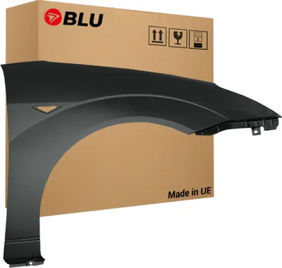 Image de BLU Aile Compatible avec Ford Focus Mk1 2MWEWWA Droite Grau Magnum Grey | 1998-2004 | Avant | Peint| Prêt à Monter | Acier