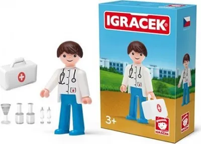 Obrázek produktu pro Igráček Doktor - figurka s příslušenstvím -