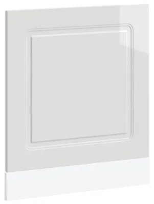 Produktbild von vidaXL Geschirrspülerblende Kalmar Hochglanz-Weiß 60x1,5x57 cm