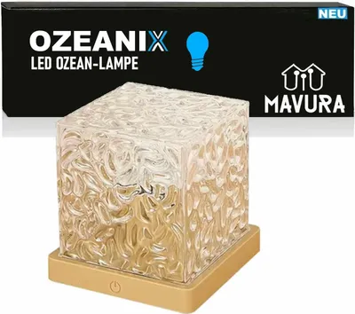 Obrázok produktu pre OZEANIX RGB LED kocka Polárna žiara Oceánska lampa Vlnová lampa USB Nočné svetlo Stolná lampa
