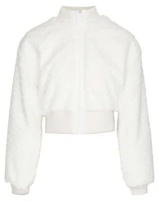 Produktbild von Damen Jacke weiss Gr. S mit Stehkragen und verkürzter Länge aus der Glamour-Kollektion