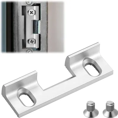 Produktbild von Austauschstück Typ 115 für Schließblech, Verstellbares Aufschraubstück 46 x 14,4 x 9 mm mit 32 mm Schraubenlochabstand