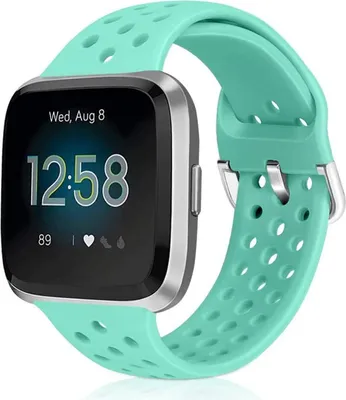 Obrázek produktu pro Sportovní řemínek kompatibilní s Fitbit Versa/Versa 2/Versa Lite/SE, náhradní prodyšný náramek s měkkým silikonovým páskem pro chytré fitness hodinky, vhodný pro ženy i muže (tmavě zelený)
