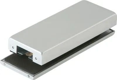 Produktbild von Glastürgegenkasten STUDIO Classic LM Silber elox.DIN L/R eck.DORMAKABA
