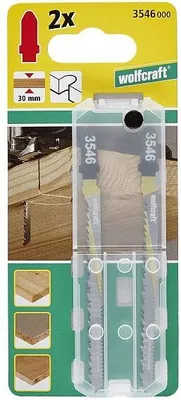 Immagine prodotto di Wolfcraft 3546000 2 Lame per seghetto alternativo 2 pz.