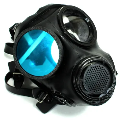 Produktbild von Outsert Linsen für FMJ08 / MF22 Gasmaske Blau Außenring Gasmask