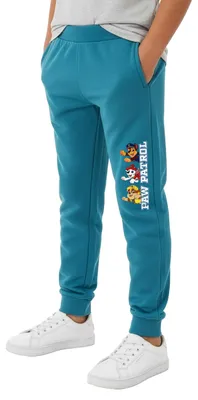 Produktbild von Paw Patrol Jogginghose für Jungen - Chase, Marshall & Rubble Kinder Trainingshose Sweathose Hose Türkis 98-104