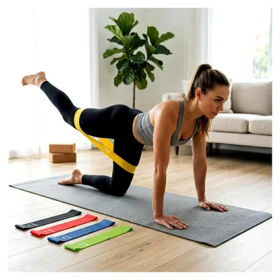 Produktbild von Trainingsbänder Set für Fitness und Gymnastik