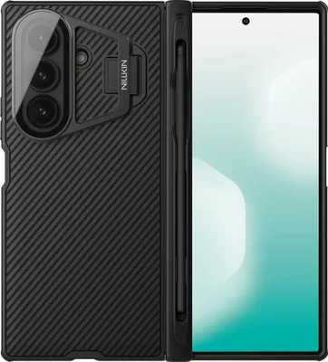 Obrázek produktu pro Pouzdro na mobilní telefon s ochranou fotoaparátu a stylusem pro Galaxy Z Fold7, Nillkin CamShield Prop, černé
