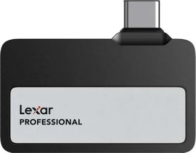 A Lexar Professional USB-C flash drive.