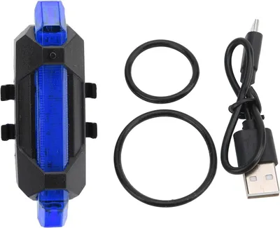 Image de Feu arrière rechargeable par USB pour vélo, étanche, lumière d'avertissement universelle pour vélo