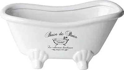 Zdjęcie produktu dla HIT Trading 24300335 Bain de Paris ceramiczna miska wannowa 20 x 9 x 10 cm, biała