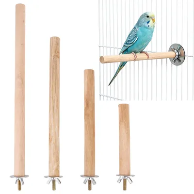 Productafbeelding van 4 Stuks Zitstokken voor Vogels, Accessoires voor Parkietkooien