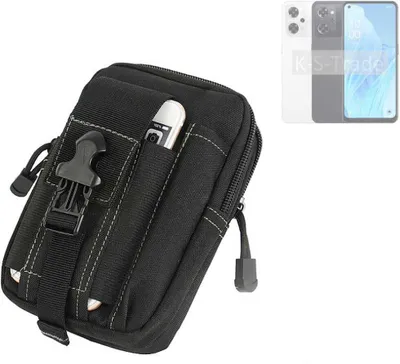 Produktbild von K-S-Trade Gürtel Tasche kompatibel mit Oppo Reno9 A Gürteltasche Holster Schutz Hülle Handy Hülle Smartphone outdoor Handy-Hülle schwarz