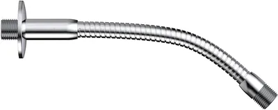 Produktbild von Brausearm flexibel biegbar verstellbar 30 cm Messing verchromt