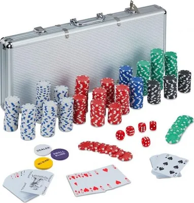 Image de Sac de poker avec 500 jetons