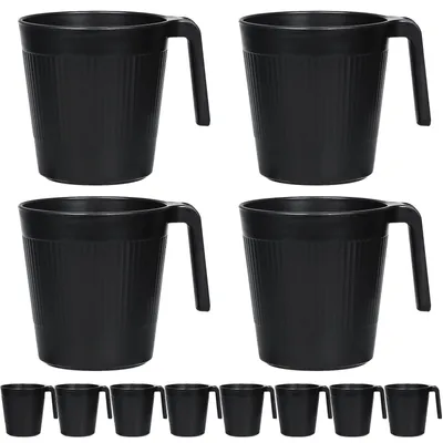 Immagine prodotto di Omgoods - Set di 8 bicchieri da viaggio infrangibili, ideali per la casa e per i viaggi