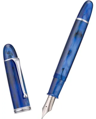 Obrázok produktu pre Perá s plniacim systémom, hrúbka pera 1,1 mm, špička pre kaligrafiu, akryl, motív galaxie, s kľúčom