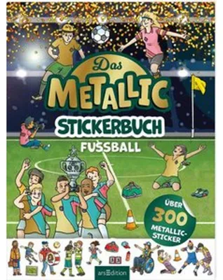 Obrázek produktu pro Das Metallic-Stickerbuch - Fußball