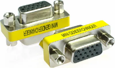 Produktbild von R25 VGA Kupplung VGA Buchse auf VGA Buchse Adapter D Sub Adapter 15Polig SVGA