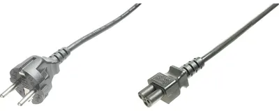 Produktbild von DIGITUS Deutsches Netzanschlusskabel, 1,2m, schwarz