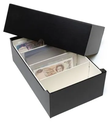Produktbild von Archivbox LOGIK für 500 Banknoten, schwarz