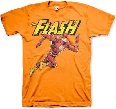Produktbild von The Flash Running T-shirt - XX-Large - Orange