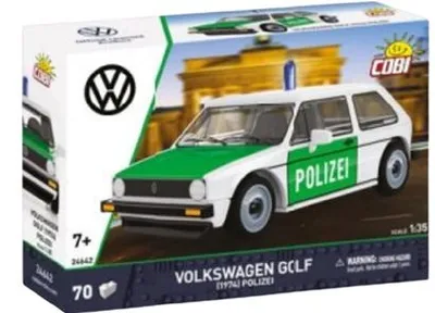 Produktbild von Bausatz Volkswagen Golf I 1974 Polizei grün/weiß 1:35