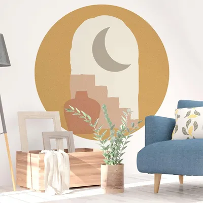 Obrázok produktu pre Abstraktná dekorácia na stenu, 90 x 90 cm, s geometrickým vzorom