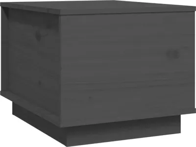 Produktbild von vidaXL Couchtisch Grau 40x50x35 cm Massivholz Kiefer