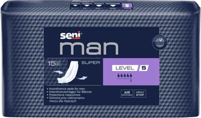 Produktbild von SENI Man Super Level 5 9x15 Stück
