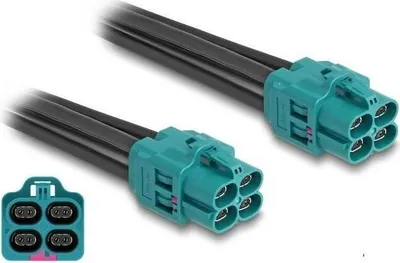 Produktbild von DELOCK Kabel HDMTD Z quad Buchse zu HDMTD Z quad Buchse 1m