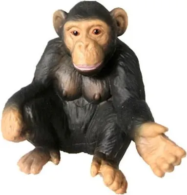 Immagine prodotto di A - Statuetta di scimpanzé 5,5 cm