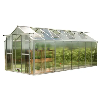Produktbild von GFP Gewächshaus SAPHIR 8 aus Alu 259x513 cm ca. 8 mm Doppelstegplatten formstabil & witterungsbeständig