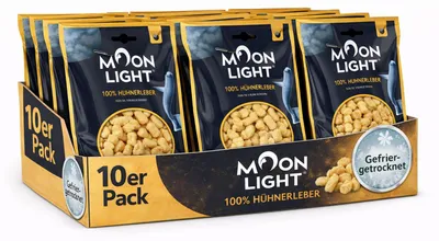 Katzensnack Kippenlever-Croutons, 10er Pack, gefriergetrocknet