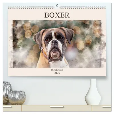Produktbild von Boxer Photo&Kunst (hochwertiger Premium Wandkalender 2027 DIN A2 quer), Kunstdruck in Hochglanz
