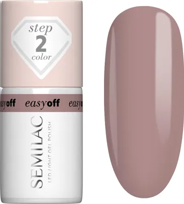 Produktbild von SEMILAC Easy Off Hybrid Nagellack LED-Licht Mokka Creme 7 ml