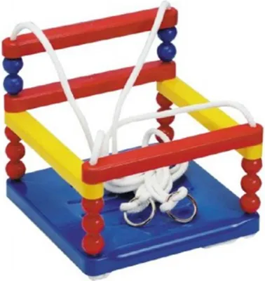 Imagen del producto de Columpio infantil de plástico, 32x32 cm, disponible en 3 colores