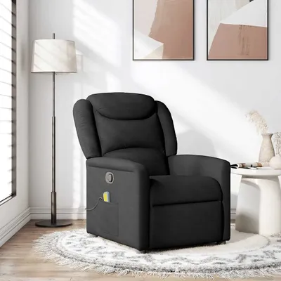 Produktbild von "im Angebot" Massagesessel Schwarz Stoff - Fernseh- & Relaxsessel CC18200