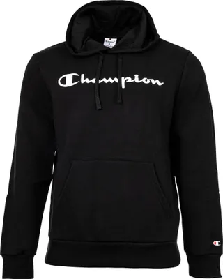 Produktbild von Champion Herren Sweatshirt mit Kapuze - Hooded Sweatshirt, Soft Compact Basic, Fleece, gesticktes Logo Schwarz M