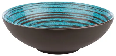 Zdjęcie produktu dla APS-Germany CANCUN, Misa do podawania, Melamina, Niebieski, Brązowy, Okrągły, 1 l, 205 mm