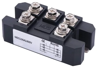 Brückengleichrichter MDS 100A 1600V 3-Phasen 5 Anschlüsse